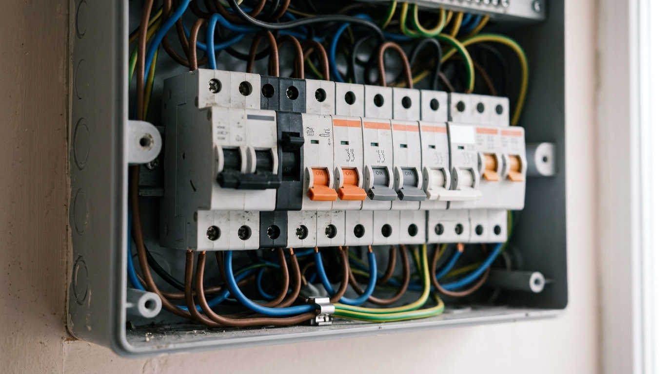 DB boards and circuit breakers