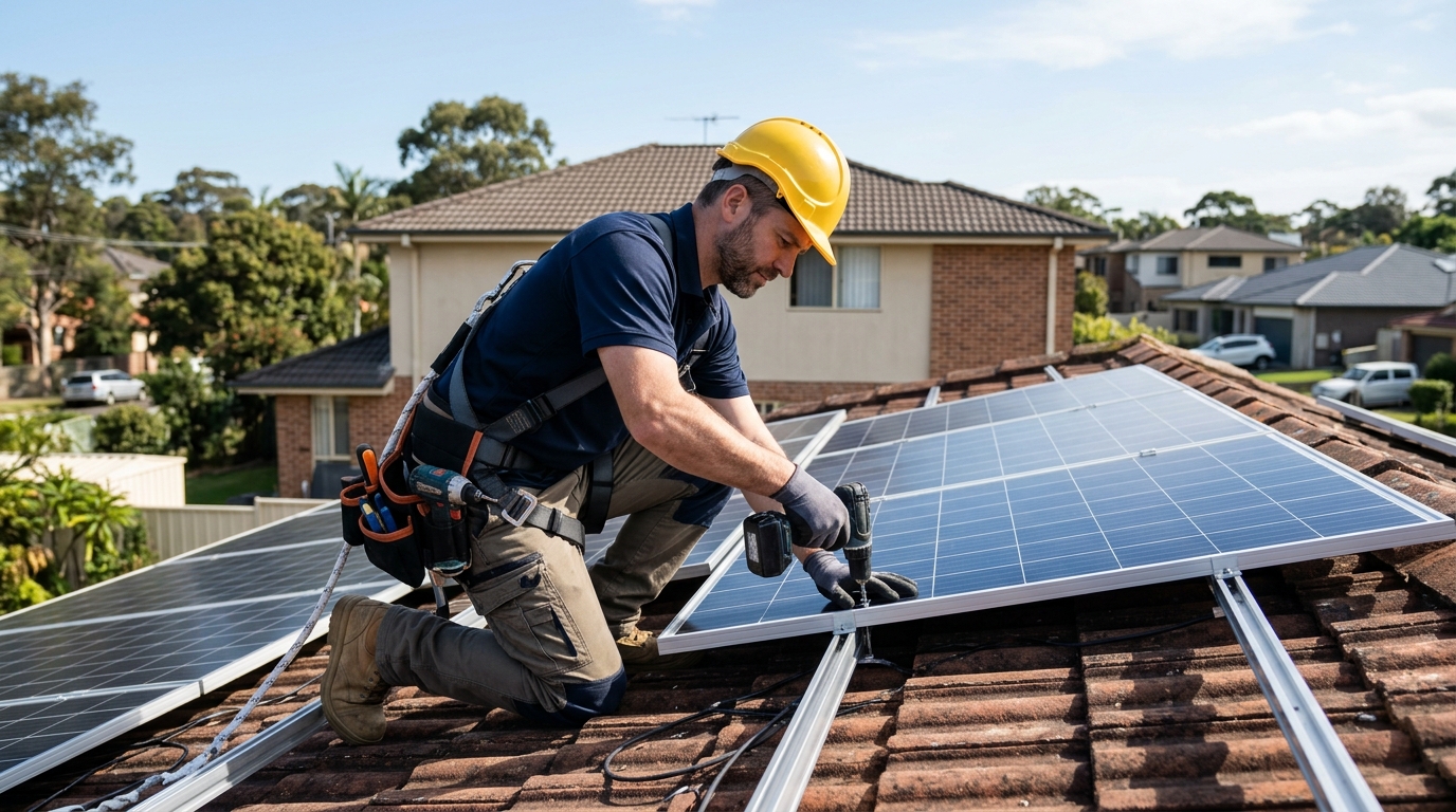 Solar panel installations