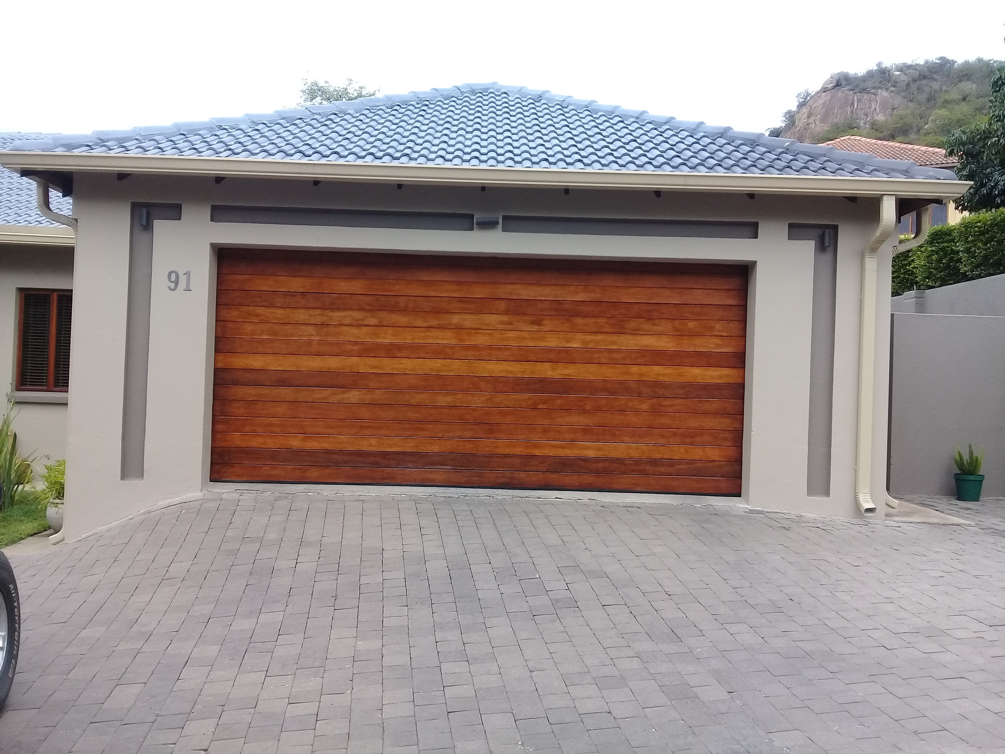 Seamless Gutters and Down Pipes installed on a modern home in Mpumalanga