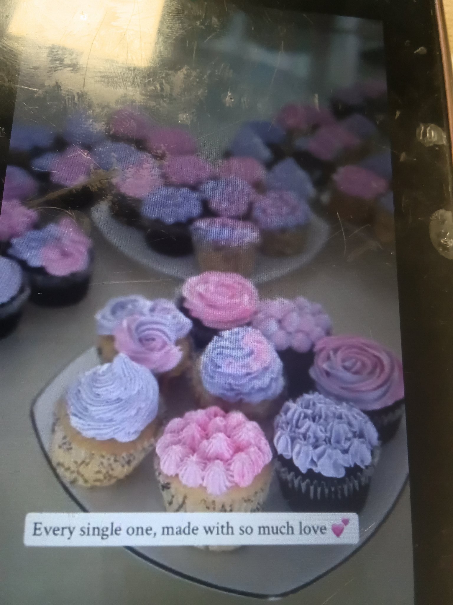 Cupcakes made with love