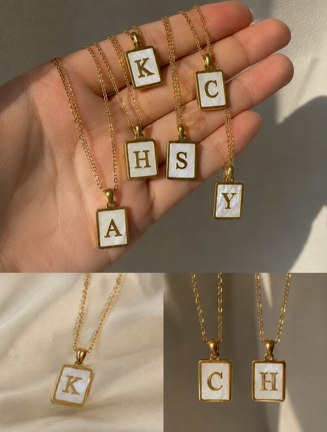 Classic Initial Necklaces