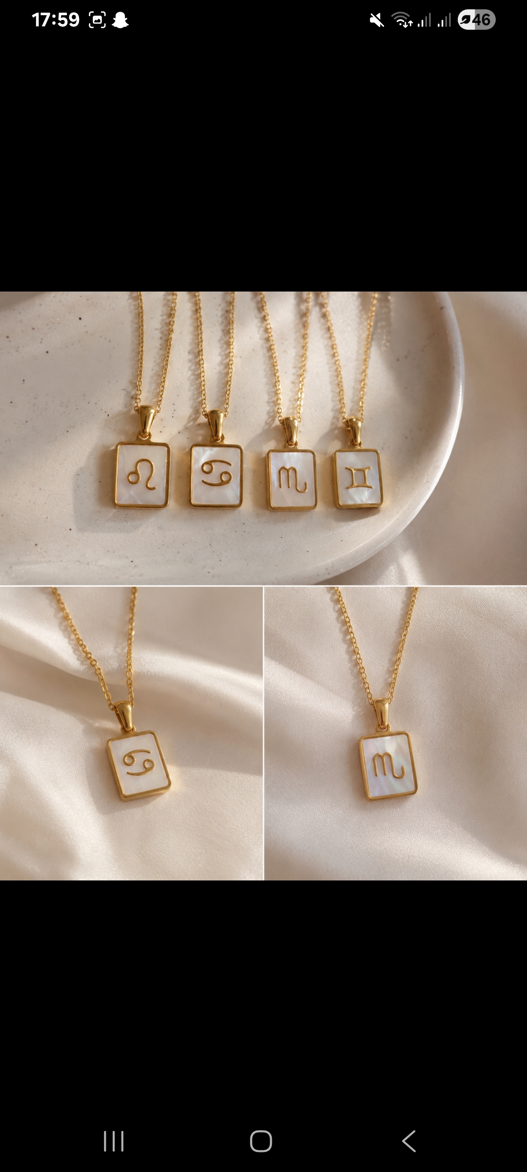 Celeste Zodiac Necklaces